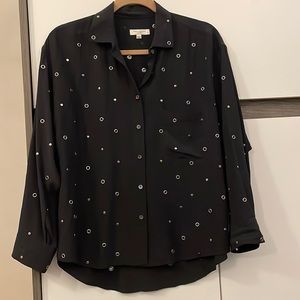 Equipment embellished blouse